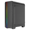 Aerocool GENESISV2BK PC ATX korpusas, priekinis skydelis LED ARGB ventiliatorius ARGB 12 cm, juoda