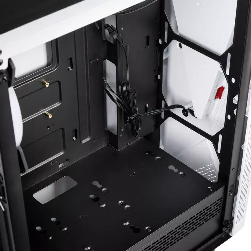 Kompiuterio korpusas Kolink VOID WHITE Midi Tower juodas, baltas