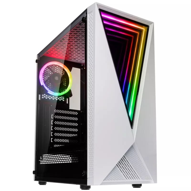 Kompiuterio korpusas Kolink VOID WHITE Midi Tower juodas, baltas