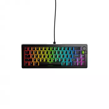 Mechaninė klaviatūra GLORIOUS GMMK 3 PRO 65% Prebuilt Wired USB, QWERTY, RGB, juoda