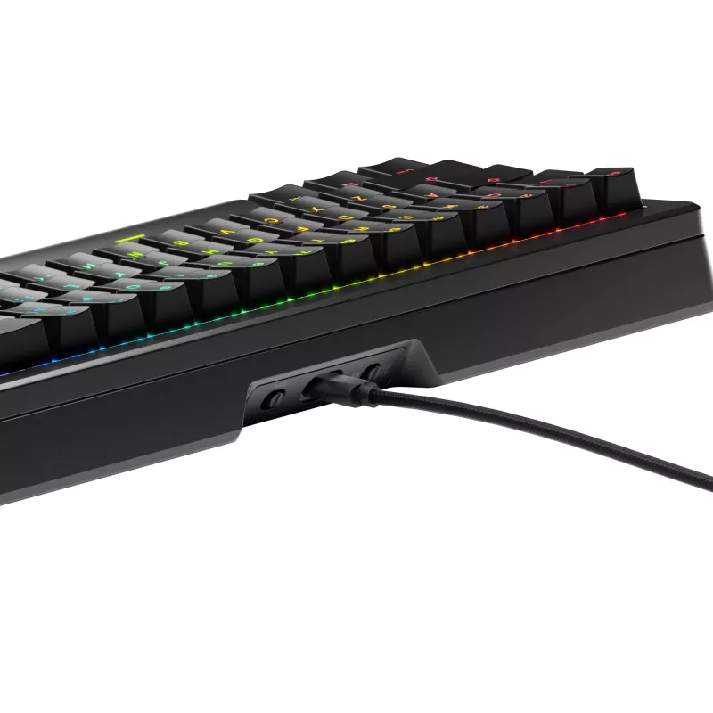 Mechaninė klaviatūra GLORIOUS GMMK 3 PRO 65% Prebuilt Wired USB, QWERTY, RGB, juoda