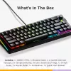 Mechaninė klaviatūra GLORIOUS GMMK 3 PRO 65% Prebuilt Wired USB, QWERTY, RGB, juoda