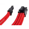 Kabelis PCI-E 8pin(6+2) Sidabrinėstone SST-PP07-PCIR 0,25m
