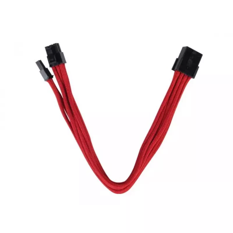 Kabelis PCI-E 8pin(6+2) Sidabrinėstone SST-PP07-PCIR 0,25m