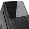 PC korpusas Sidabrinėstone PS13 Mini Tower juodas