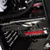 PC korpusas Sidabrinėstone PS13 Mini Tower juodas