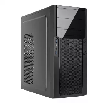 PC korpusas Sidabrinėstone PS13 Mini Tower juodas