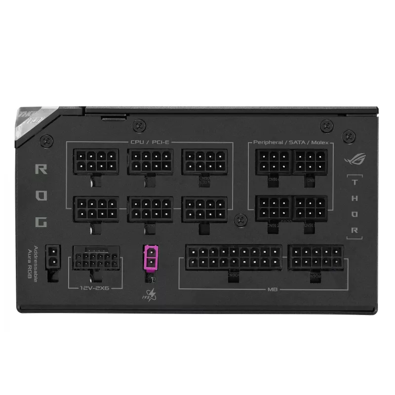 ASUS ROG -THOR-1200P3-GAMING maitinimo blokas 1200 W 20+4 kontaktų ATX ATX juodas