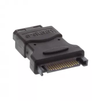 InLine SATA maitinimo adapteris 1 Molex 4 kontaktų kištukas / 15 kontaktų SATA lizdas