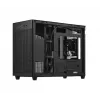 PC korpusas ASUS Prime AP201 MicroATX Mini Tower Juoda — palaiko microATX, maks. GPU 338 mm, procesoriaus aušintuvo aukštis 170 mm, 3x 3,5 colio nišos, USB-A 2x, USB-C 1x