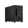 PC korpusas ASUS Prime AP201 MicroATX Mini Tower Juoda — palaiko microATX, maks. GPU 338 mm, procesoriaus aušintuvo aukštis 170 mm, 3x 3,5 colio nišos, USB-A 2x, USB-C 1x