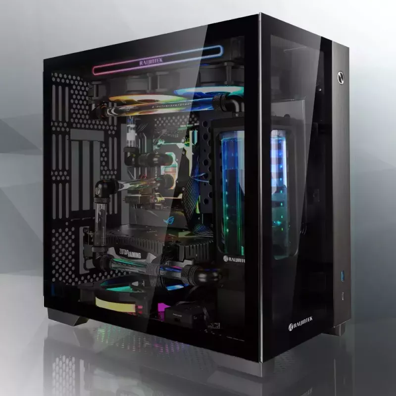 PC korpusas RAIJINTEK PAEAN Mini Mini Tower juodas