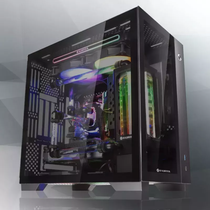 PC korpusas RAIJINTEK PAEAN Mini Mini Tower juodas