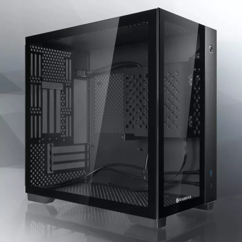 PC korpusas RAIJINTEK PAEAN Mini Mini Tower juodas
