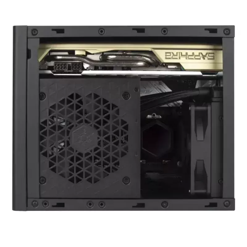 PC Case Sidabrinėstone SUGO 16 Cube Juoda