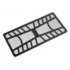 Ventiliatorius SidabrinėSTONE FF142 — 320×155×5 mm, juodas, modelis SSTFF142B