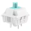 Klaviatūros jungikliai GLORIOUS Lynx Linear Mechanical Switches — 36 vnt., polikarbonatas, žydros spalvos permatomi