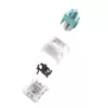 Klaviatūros jungikliai GLORIOUS Lynx Linear Mechanical Switches — 36 vnt., polikarbonatas, žydros spalvos permatomi