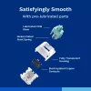 Klaviatūros jungikliai GLORIOUS Lynx Linear Mechanical Switches — 36 vnt., polikarbonatas, žydros spalvos permatomi
