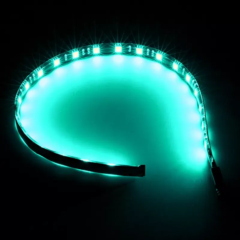 Kompiuterio korpuso apšvietimo rinkinys BITFENIX Alchemy 2.0, universalus korpusas, 12V, 5.04W, 2 vnt., 10mm x 0.5m, juoda/baltas