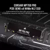 SSD diskas 2TB CORSAIR M.2 PCI-E NVMe Gen5 MP700 PRO mažmeninė pakuotė