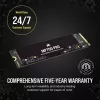 SSD diskas 2TB CORSAIR M.2 PCI-E NVMe Gen5 MP700 PRO mažmeninė pakuotė