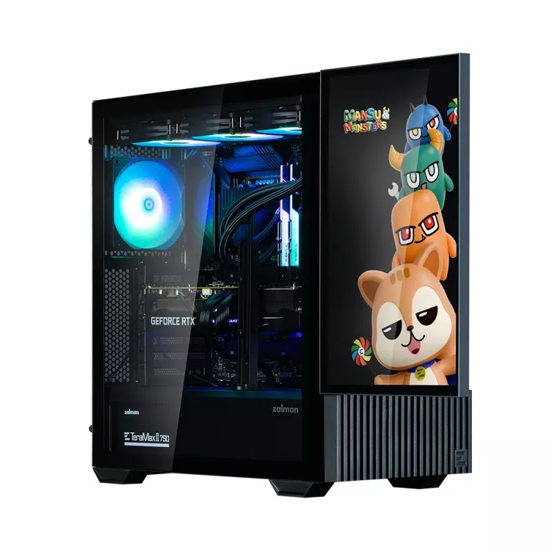 PC korpusas Zalman Z10 DS Midi Tower juodas