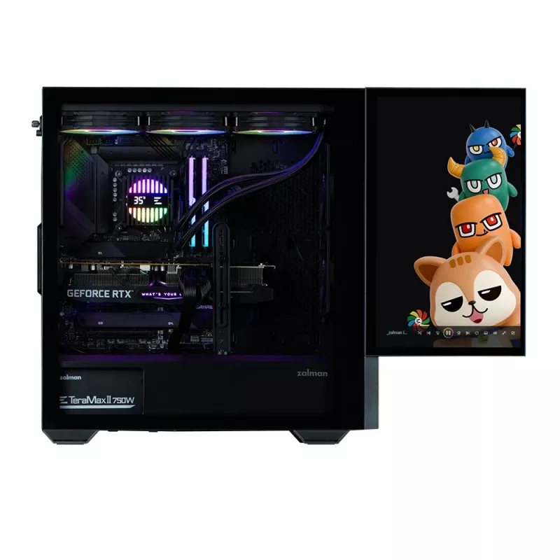PC korpusas Zalman Z10 DS Midi Tower juodas