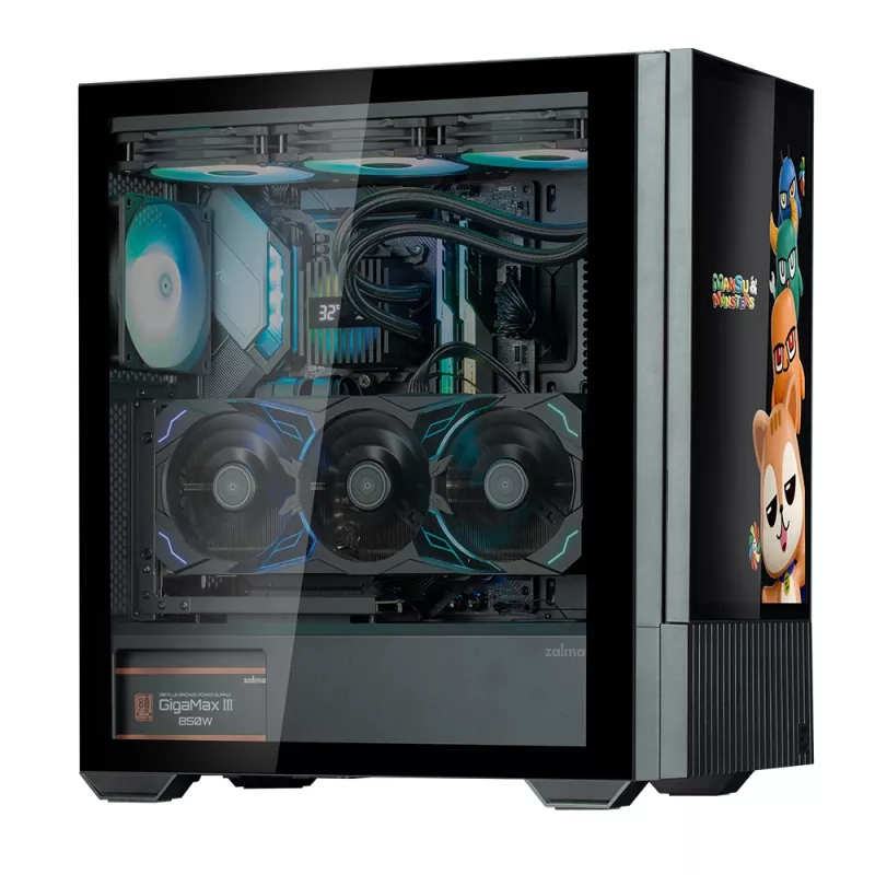 PC korpusas Zalman Z10 DS Midi Tower juodas