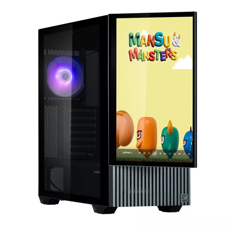 PC korpusas Zalman Z10 DS Midi Tower juodas