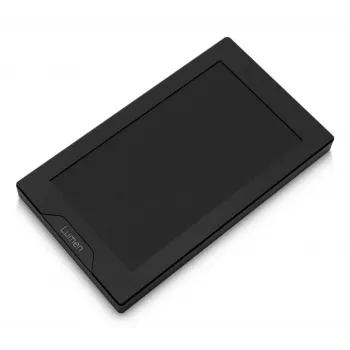 Ekranas EKWB EK-Quantum Lumen 7 col. LCD, aliuminis, juodas, 192×112×16,1 mm
