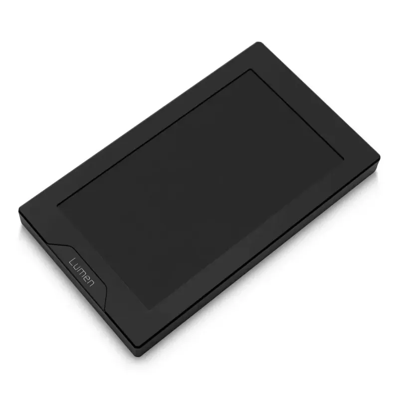 Ekranas EKWB EK-Quantum Lumen 7 col. LCD, aliuminis, juodas, 192×112×16,1 mm