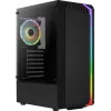 PC korpusas AEROCOOL Bionic Midi Tower — ATX, grūdintas stiklas, 3,5 inch x2 / 2,5 inch x4 lizdai, iki 297 mm GPU, 158 mm CPU aušintuvas, mėlynas LED