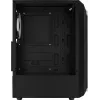 PC korpusas AEROCOOL Bionic Midi Tower — ATX, grūdintas stiklas, 3,5 inch x2 / 2,5 inch x4 lizdai, iki 297 mm GPU, 158 mm CPU aušintuvas, mėlynas LED