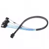 Kabelis Sidabrinėstone CPS05 0,5 m Mini-SAS SFF-8643 į SATA 7 kontaktų