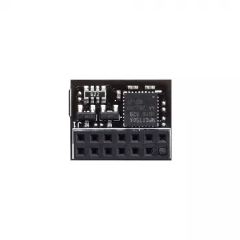 TPM modulis ASUS TPM-SPI 2.0, sąsaja su pagrindine plokšte SPI, plotis 16 mm, gylis 13 mm