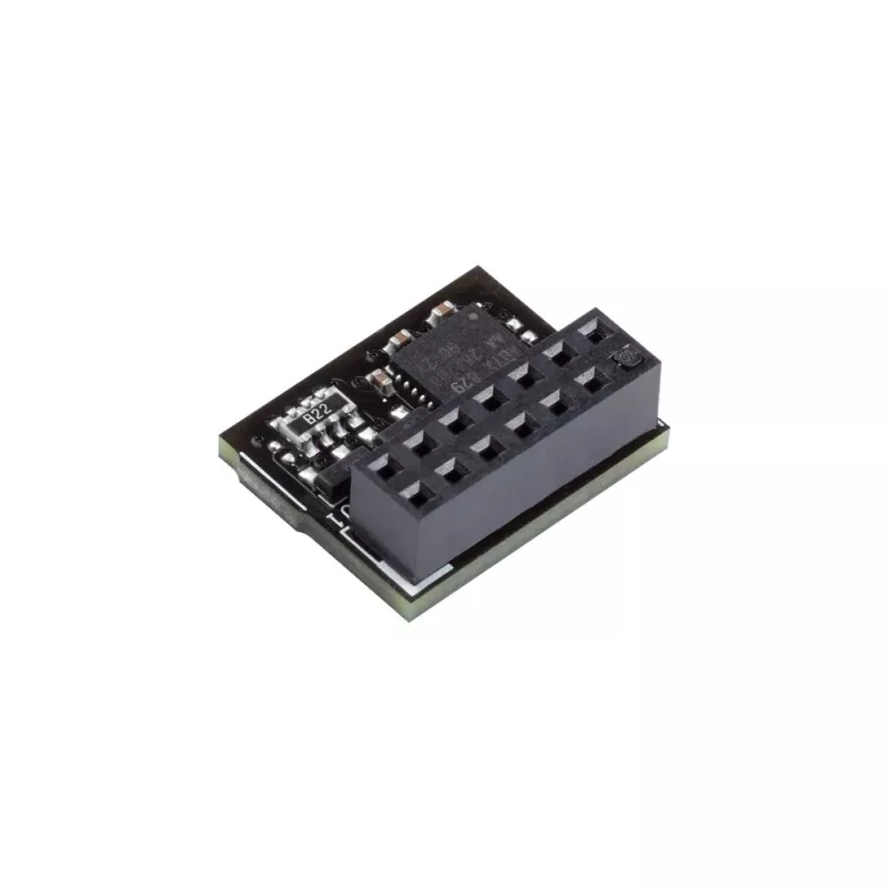 TPM modulis ASUS TPM-SPI 2.0, sąsaja su pagrindine plokšte SPI, plotis 16 mm, gylis 13 mm