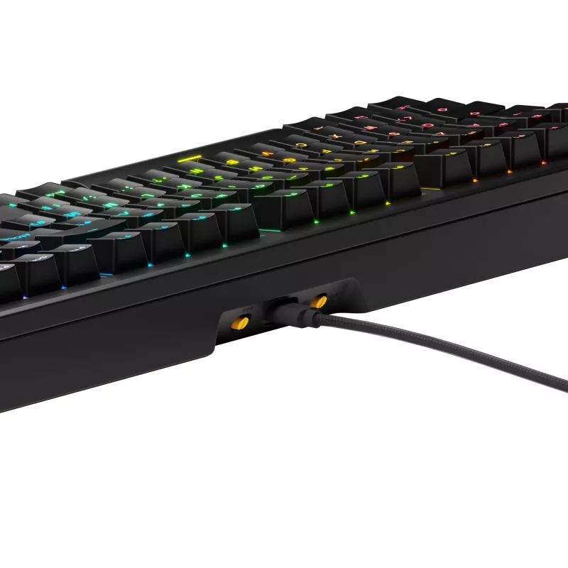 Mechaninė viso dydžio (100 %) laidinė klaviatūra GLORIOUS GMMK 3 — USB, QWERTY, RGB, juoda (US išdėstymas)