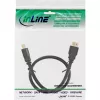 „InLine“ HDMI laidas, didelės spartos HDMI laidas, V/V, juodas, paauksuoti kontaktai, 1,5 m