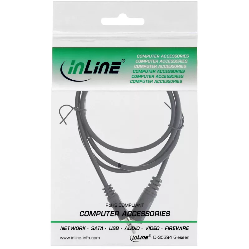 InLine garso laidas 3,5 mm stereofoninis kištukas / lizdas 1,5 m
