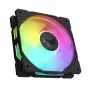 Korpuso ventiliatorius ASUS TUF Gaming TR120 ARGB, 120 mm, PWM, 1800–2200 RPM, 76,3 CFM, 2,75 mmH₂O, hidraulinis guolis, juodas