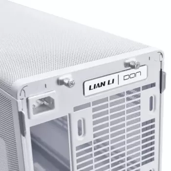 PC Case Lian Li A3-mATX Micro Tower White with Wood Accents — Micro-ATX/Mini-ITX, ATX/SFX/SFX‑L PSU support