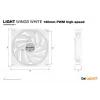 be quiet Light Wings White | 120mm PWM didelio greičio trigubas rinkinys Kompiuterio korpuso ventiliatorius 12 cm 3 vnt.