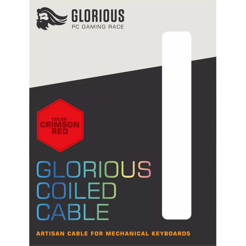 Glorious Gaming Coiled Red 1.37 m