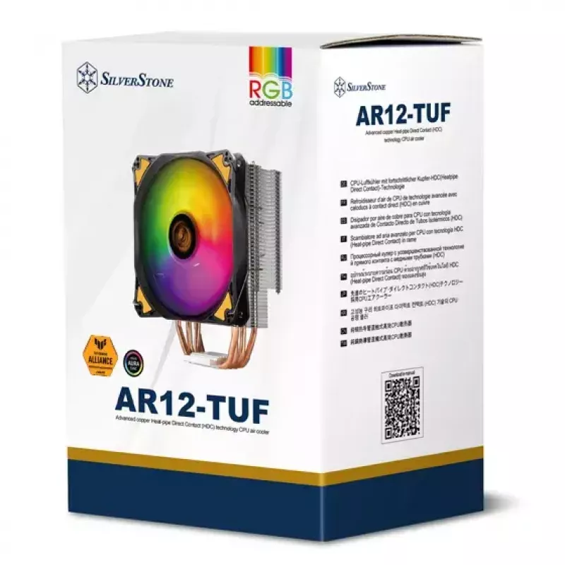 Oro aušintuvas Sidabrinėstone AR12-TUF 12 cm Aliuminis Varis Pilkas 2200 RPM