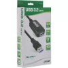 InLine USB3.2 Gen.1 aktyvus kartotuvės laidas A tipo kištukas / lizdas, juodas, 5 m