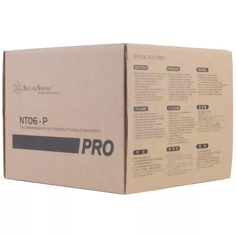 Aušintuvas „Sidabrinėstone NT06-PRO“ procesoriams, 12 cm