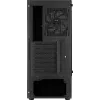 Aerocool WAVEBKV3 ATX PC korpusas, grūdintas stiklas, 4xRGB ventiliatoriai, juodas