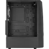 Aerocool WAVEBKV3 ATX PC korpusas, grūdintas stiklas, 4xRGB ventiliatoriai, juodas