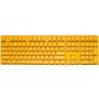 Ducky One 3 Geltona klaviatūra, žaidimų, USB, mechaninė, RGB LED